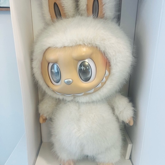 New Pop Mart The Monsters Labubu Zimomo Angel In Clouds Giant Vinyl Figure - Picture 6 of 8